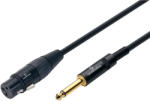 Soundsation WM-UXFJ05 - Wiremaster szimmetrikus mikrofonkábel: XLR(mama)-6.3mm Jack MONO / 5m - R331R