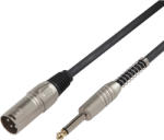 Soundsation BPCXJ-10BK - Hangfalkábel: XLR 3pólusú papa - 6.3mm Jack MONO / 2x1.3 mm2 / 10m - G105G