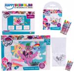 Total Office Trading Puzzle 100 piese My Little Pony + Caiet de colorat cu creioane cerate My Little Pony Puzzle