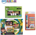 Total Office Trading Puzzle 3 in 1 Ben 10 + Pix 6 culori + memo stick Minions Puzzle