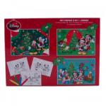 Total Office Trading Puzzle Christmas Mickey 3 in 1 Puzzle