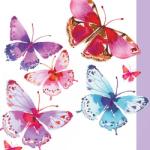 PPD Aquarell Butterflies papírszalvéta 33x33cm, 20db-os