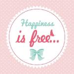 Ambiente Happines is Free papírszalvéta 33x33cm, 20db-os