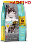 Nutram I17 Nutram Ideal Solution Support® Indoor Shedding Natural Cat Food, Рецепта с Пиле, Овес и цели Яица, за капризни котки, живеещи в затворени помещения от 1 до 10 години, Канада - НАСИПНО
