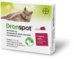 Vétoquinol Dronspot 96 mg/24 mg rácsepegtető oldat nagytestű macskákna A. U. V. (1, 12 ml; 5-8 kg közötti macskáknak) 1 db ampulla dobozból