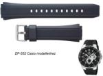 Casio EF-552 Casio fekete műanyag szíj (Casio szíj EF-552)