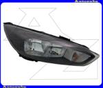 FORD FOCUS MK3 2014.10-2020.02 Fényszóró jobb fekete házas (H7/H1) motorral TYC 20-15005-15-2