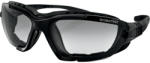 Bobster Renegade Convertibles Gloss Black/Clear Photochromic Motoros szemüveg