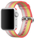 iUni Curea iUni compatibila cu Apple Watch 1/2/3/4/5/6/7, 44mm, Nylon, Woven Strap, Rainbow (503689_44)