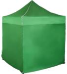 Expodom Gyorsan összecsukható sátor 2x2m - acél, Zöld, 4 oldalfal