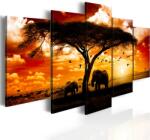 Artgeist Kép - Flock madarak, szavanna 200x100