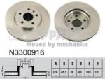 NIPPARTS Disc frana CHEVROLET AVEO Hatchback (T300) (2011 - 2016) NIPPARTS N3300916