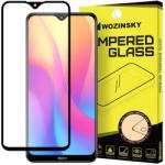 Xiaomi Redmi 8 / Xiaomi Redmi 8A Üvegfólia - Super kemény tokbarát fólia fekete kerettel - tokgalaxis