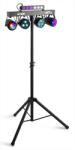 Max PARTYBAR10 Set de lumini RGBW (2x Jelly Moon, 2x PAR, 1x Stroboscop UV), DMX, Max (153.008)