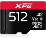 ADATA microSDXC XPG 512GB UHS-I/U3/A2 AUSDX512GUI3XPGA2-R