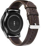 iUni Curea piele Smartwatch Samsung Galaxy Watch 4, Watch 4 Classic, Gear S2, iUni 20 mm Vintage Dark Coffee (510427)