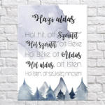  Házi Áldás Falikép - 50x40 cm