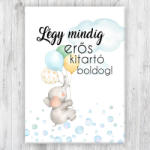  Vászonkép Gyerekszobába Elefántos - 100x70 cm