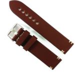  Curea de ceas Maro-inchis din piele naturala - 20mm, 22mm, 24mm, 26mm - WZ3401 (WZ3401)