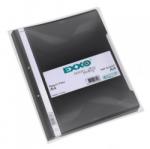 Exxo Dosar plastic A4 cu sina, negru, Exxo