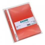 Exxo Dosar plastic A4 cu sina, rosu, Exxo