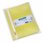 Exxo Dosar plastic A4 cu sina, galben, Exxo