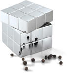 Philippi (Германия) Мелничка за сол или пипер philippi cube (ph 181017)