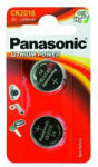 Panasonic CR2016L/2BP lítium gombelem (2 db / bliszter) (CR2016L-2BP-PAN) (CR2016L-2BP-PAN)