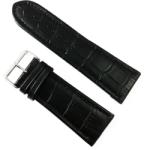  Curea de ceas Neagra din piele naturala - 26mm, 28mm, 30mm - WZ3413 (WZ3413)