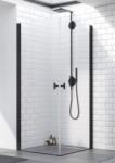 Radaway Radaway-Nes Black KDD I szögletes dupla nyílóajtós, fekete zuhanykabin, 90x80 cm (10021090-54-01L+10021080-54-01R)