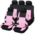 Autófejlesztés Univerzális üléshuzat garnitúra fekete-világos rózsaszín (osztható) Exlusive