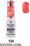Victoria Vynn Oja semipermanenta Victoria Vynn Pure Creamy 124 Shocking Coral 8 ml