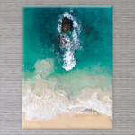  Vászonkép Tengarpart Felülről - 100x70 cm