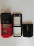 Nokia 5320 komplett ház, Előlap, piros-fekete