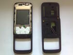 Nokia 5200, Csúszka, (LCD+panel), fekete