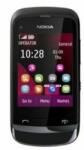 Nokia C2-02, Érintőplexi, (+előlap), fekete