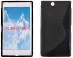 Sony Xperia Z Ultra C6802, Szilikon tok, S-Case, fekete