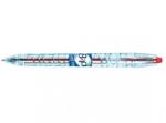 Pilot Roller cu gel Pilot B2P Begreen diverse culori 0.5 mm cu click rosu (PBL-B2P-5R-BG)