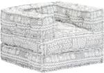 vidaXL Fotoliu puf modular, gri deschis, material textil (249417)