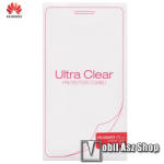 Huawei Képernyővédő fólia - Crystal Clear - 1db, törlőkendővel, íves részre ráhajlik - HUAWEI Y5 (2017) / HUAWEI Y6 (2017)