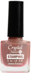 Crystal Nails Stamping lacquer nyomdalakk - Chrome rosegold