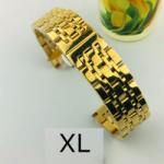  Bratara de ceas aurie din otel inoxidabil 20mm 22mm WZ3424 (WZ3424)