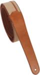 Taylor Vegan Leather Strap Tan With Natural Textile Trim