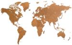 MiMi Innovations Decor perete harta lumii Giant maro 280x170 cm lemn UE05211 (425846)