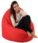 Pufrelax Пуф 330л. , Relaxo XL - Teteron Red, За открито, Пълнеж от Полистиролни перли, Перящ се калъф