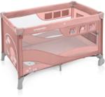 Baby Design Patut Pliabil cu 2 nivele Baby Design Dream Regular Pink 2019