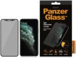 Panzer Apple iPhone Xs Max / 11 Pro Max Tokbarát Edzett üveg kijelzővédő, fekete kerettel (2666)