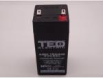 TED Electric Acumulator lanterna 4V 4.9Ah AGM, VRLA Ted446