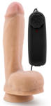 Blush Novelties X5 Plus King Dong 8 Inch Vibrating Cock Vanilla Vibrator
