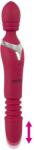 Javida Massage Wand Warming & Thrusting Vibe Red Vibrator